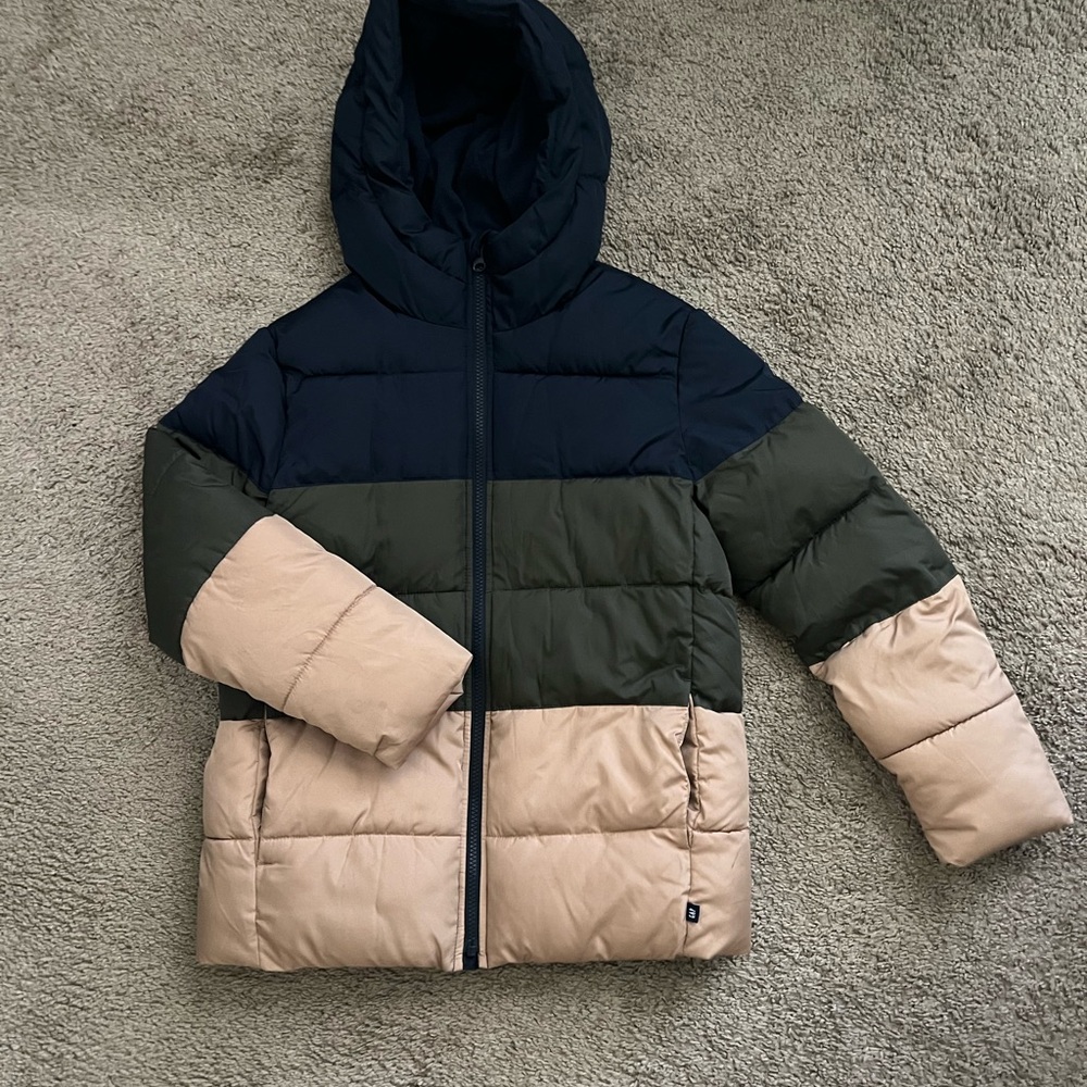 GAP Colorblock Puffer Jacket